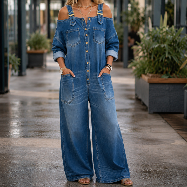 Talia-Jane Off Shoulder Jumpsuit