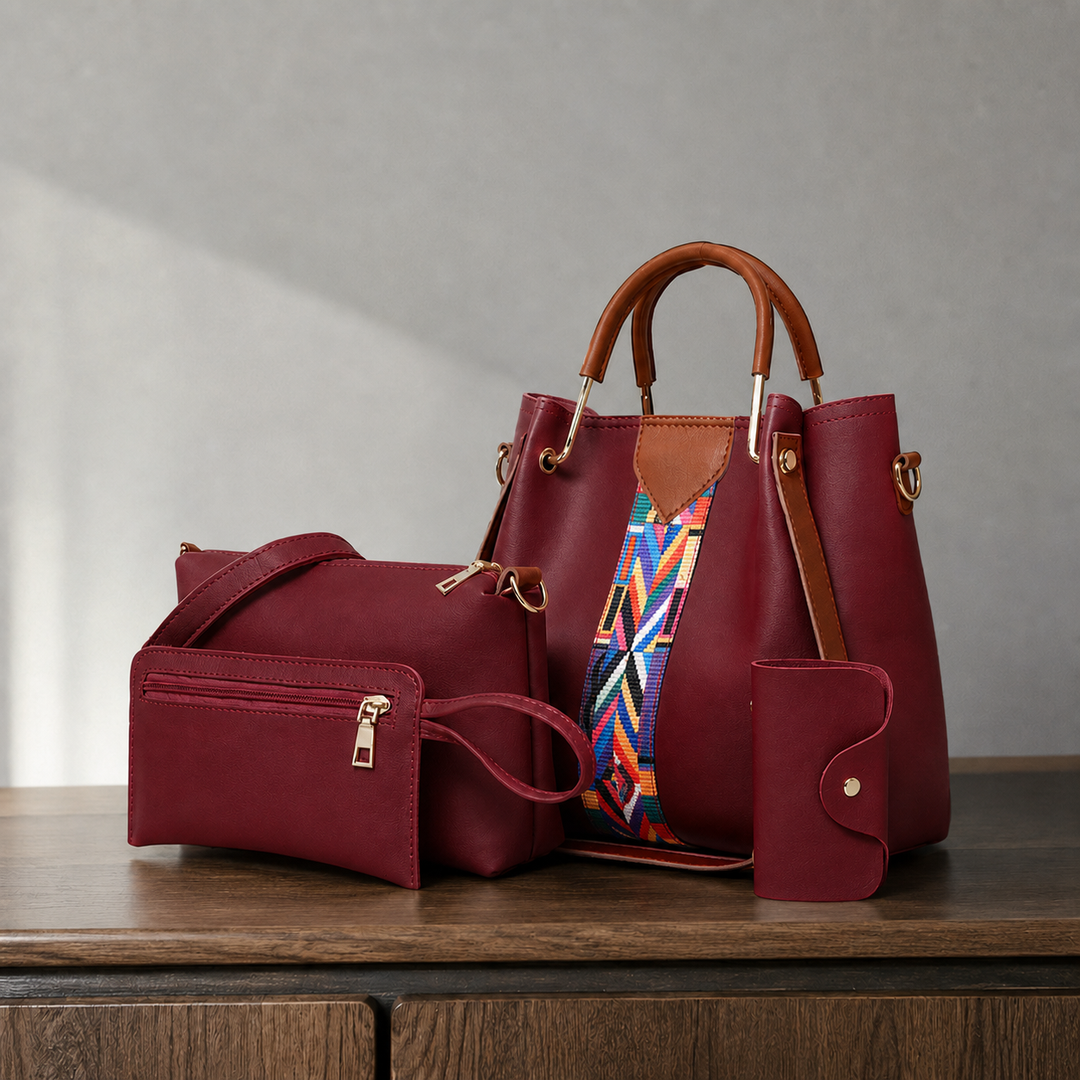 Arcuri Geo Handbag Set