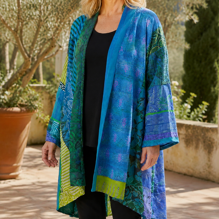 Celine-Sage Patchwork Cardigan