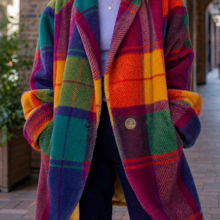 Solene-Mae Plaid Coat
