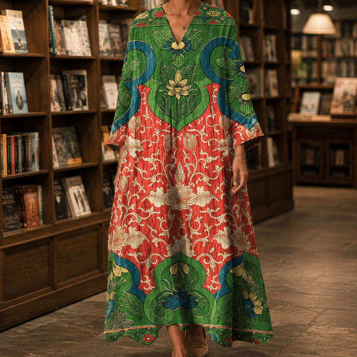 Astrid-June Lotus Maxi Dress