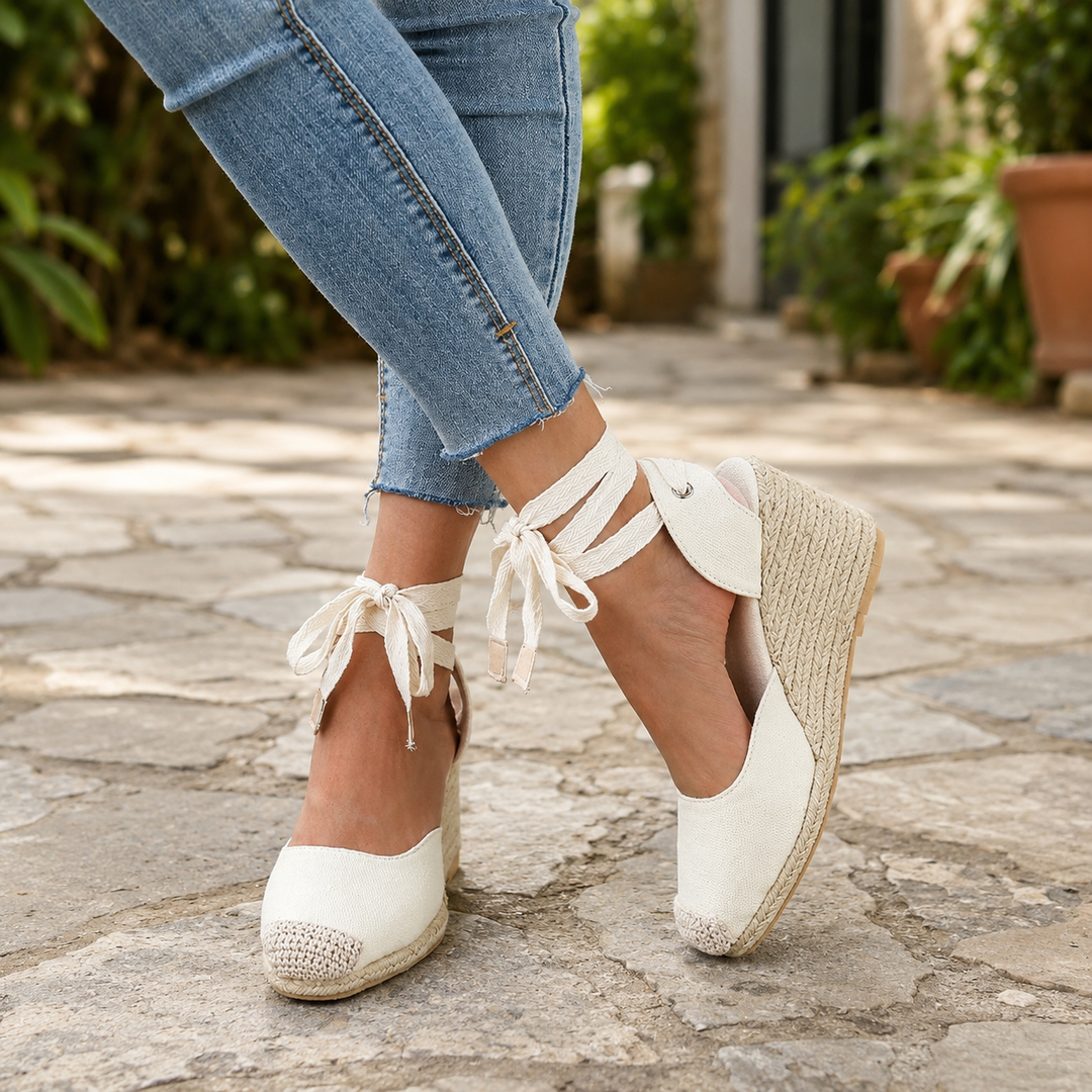 Cardini Lace-Up Wedges