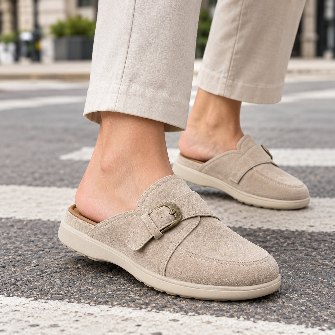 Morosini Buckle Mules