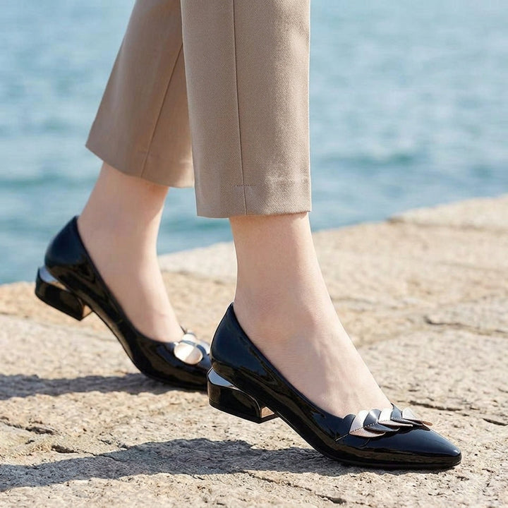 Sienna Pointed Block Heels