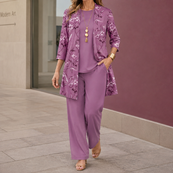 Vivienne Floral Pants Set