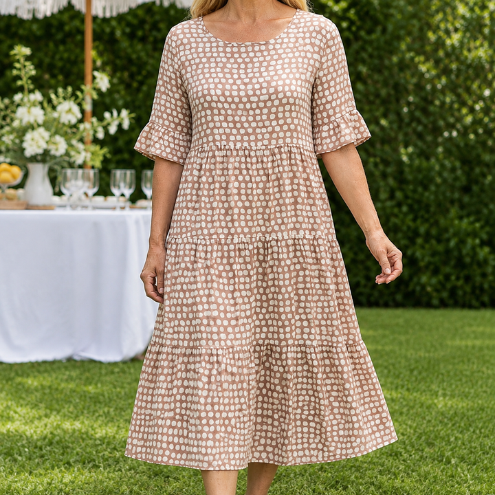 Hazel Tiered Midi Dress