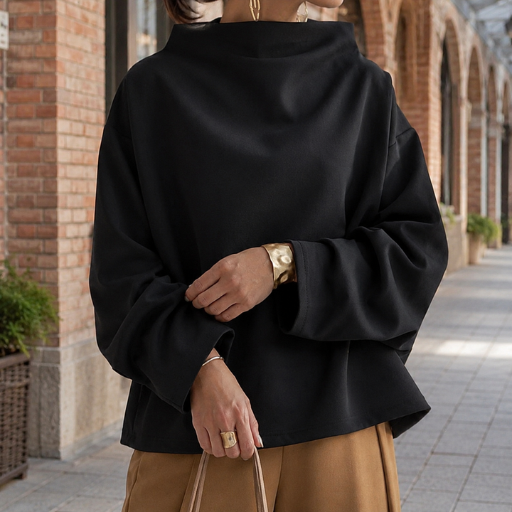 Nadia-Grace High-Neck Top