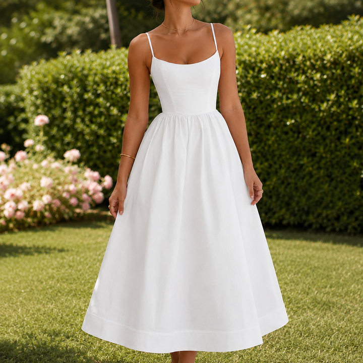 Bianca-Jane Scoop Neck Dress