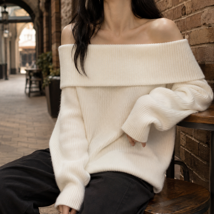 Tiphaine Off-Shoulder Sweater