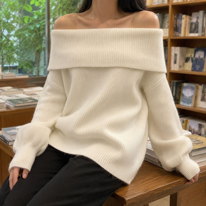 Mercedes Off-Shoulder Sweater