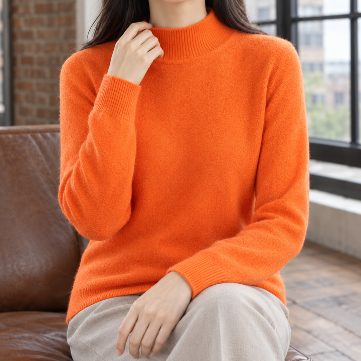 Jocasta Mock Neck Sweater