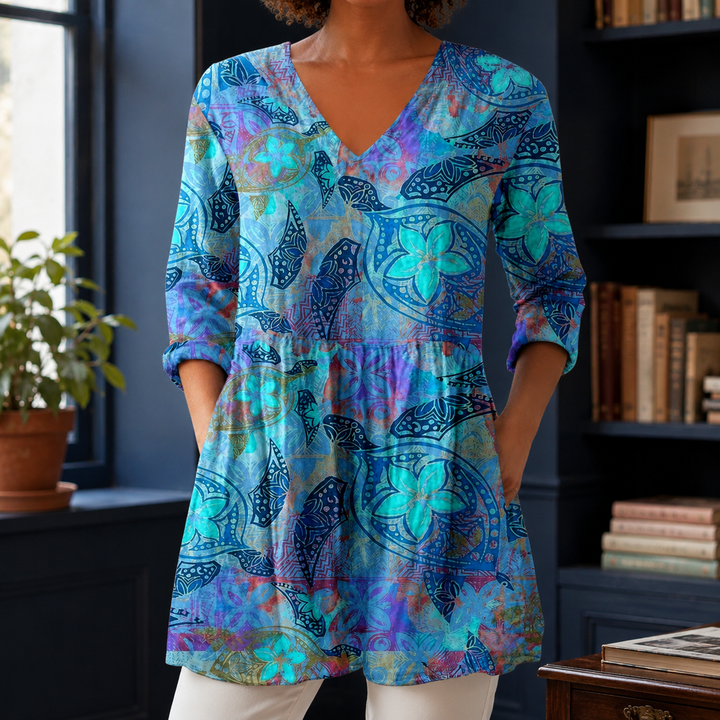 Clara-Kate V-Neck Blouse