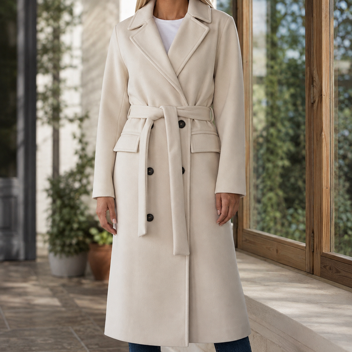 Adele-Grace Belted Overcoat