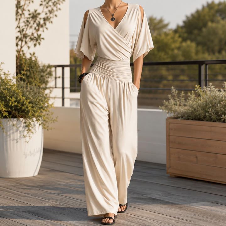 Verity-Grace Wide-Leg Jumpsuit