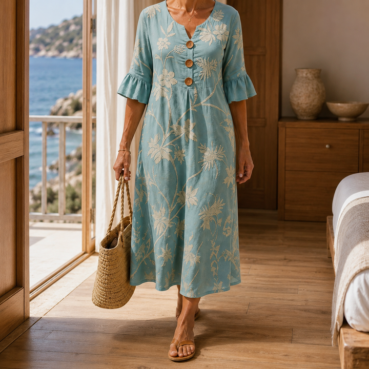 Eleanor-Elise Floral Midi Dress