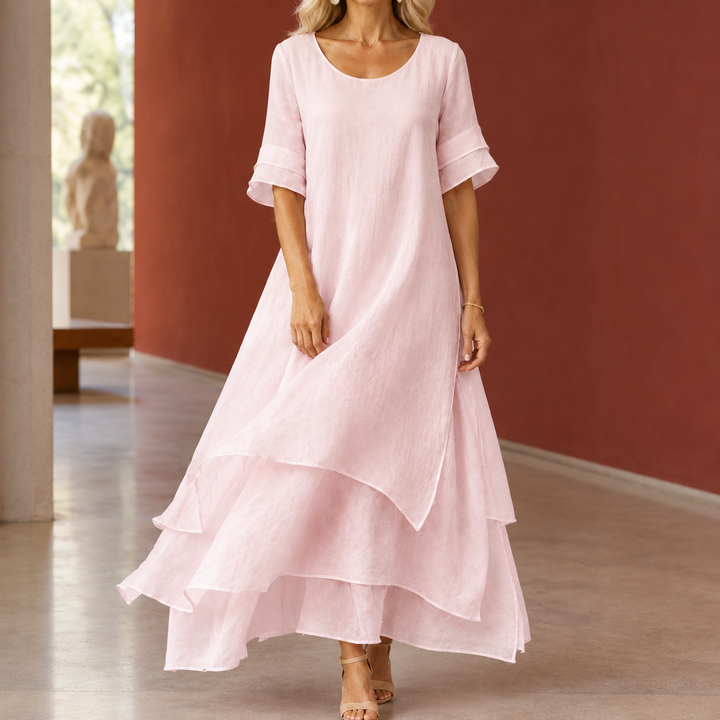 Sabina-Elise Layered Maxi Dress