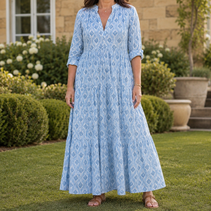 Honora Tiered Maxi Dress