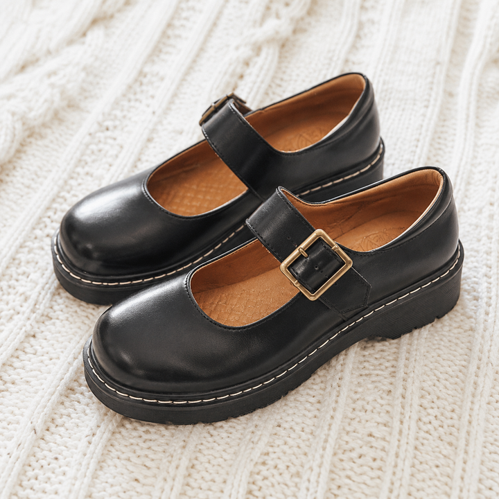 Bertelli Platform Mary Janes