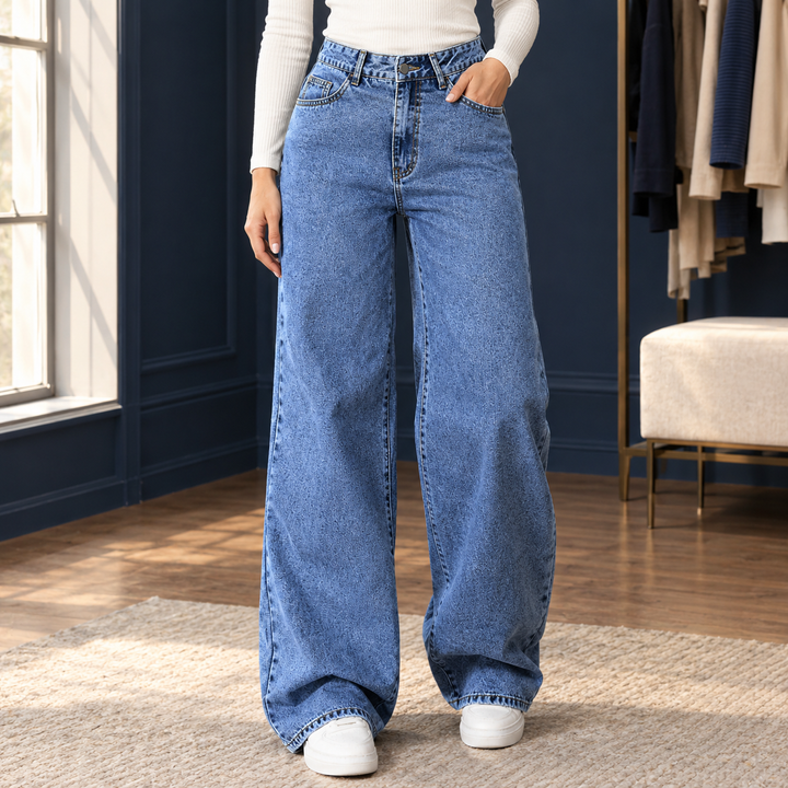 Eugenie Wide Leg Jeans