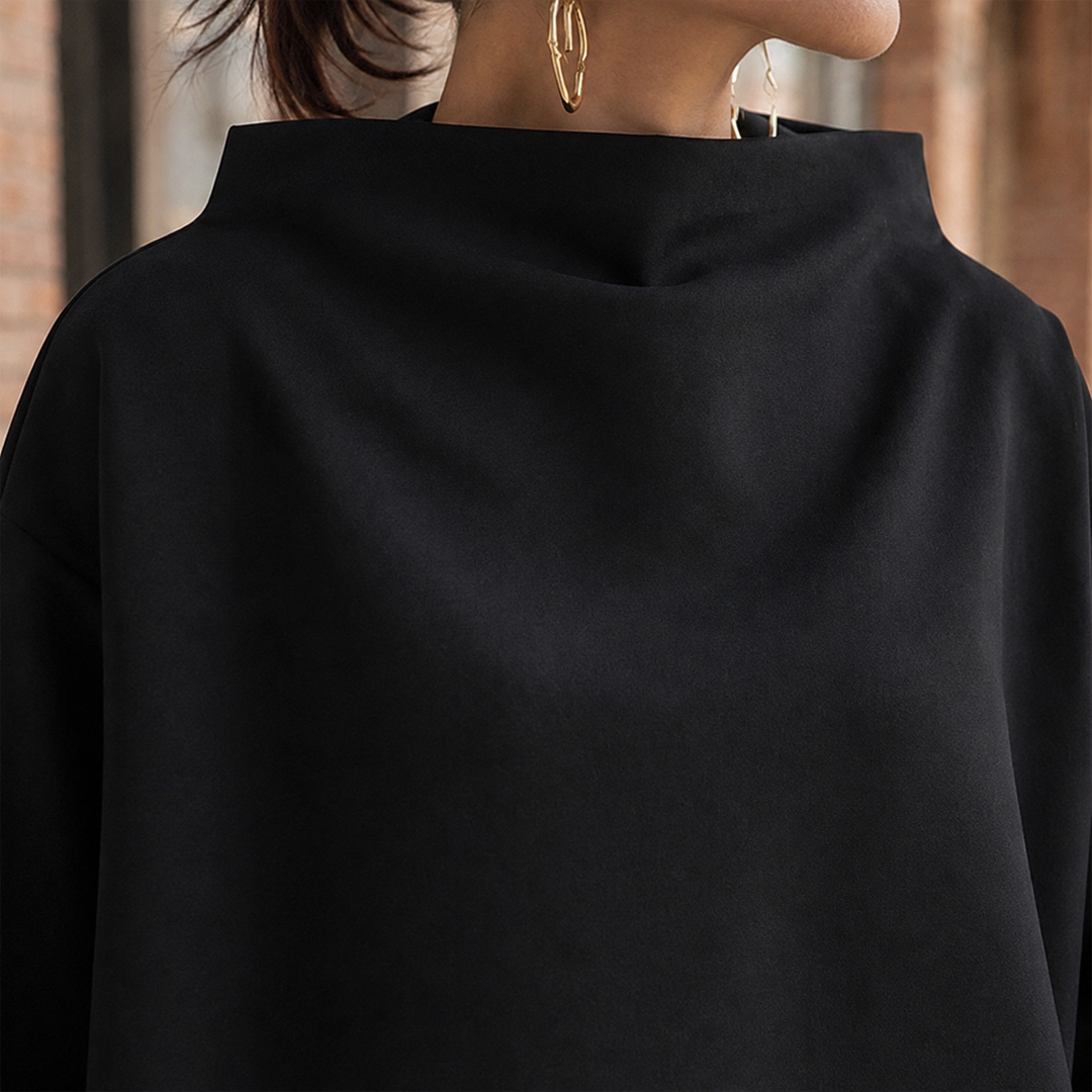 Nadia-Grace High-Neck Top