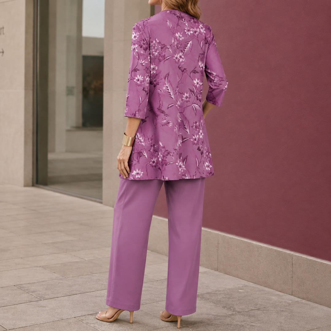 Vivienne Floral Pants Set
