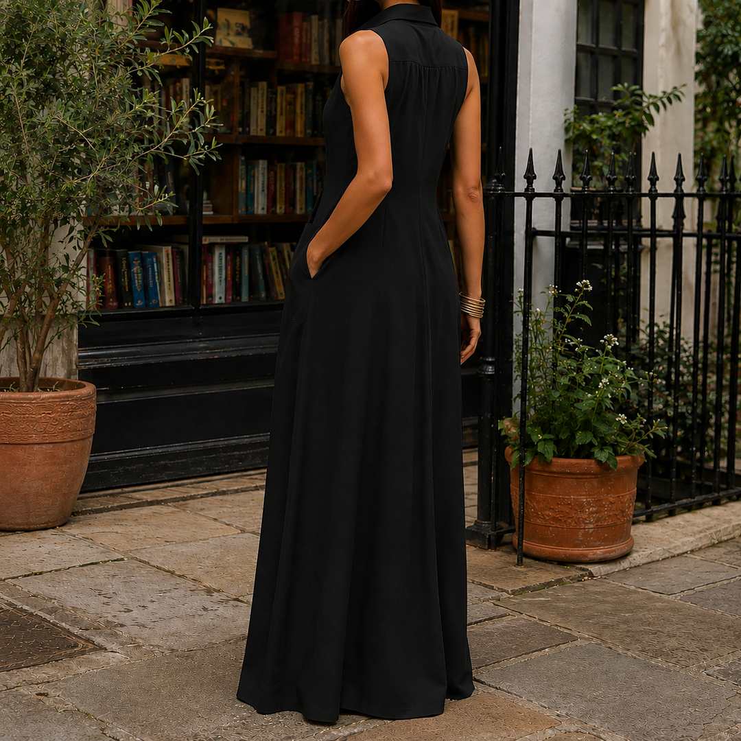 Chiara Sleeveless Shirt Dress