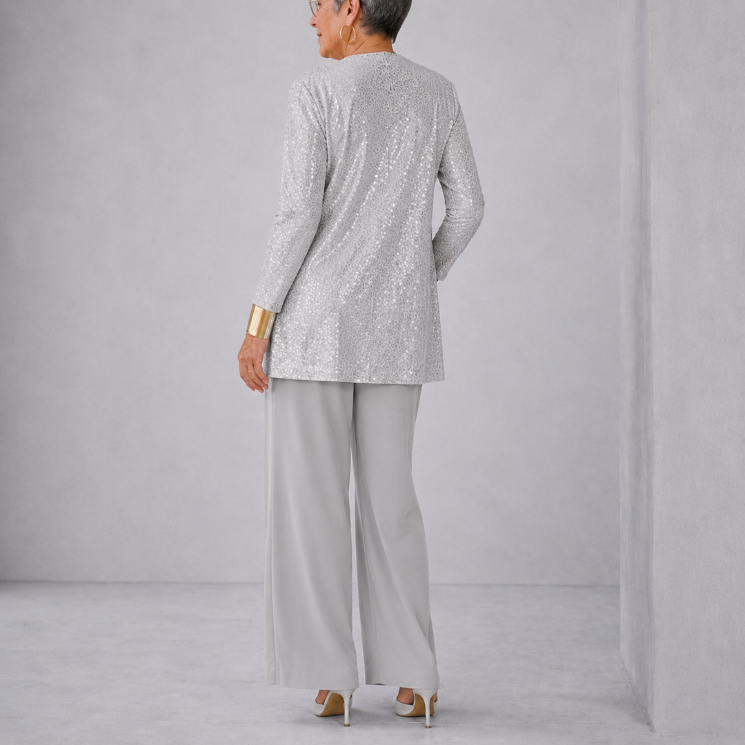 Elowen-Belle Sequined Pant Set
