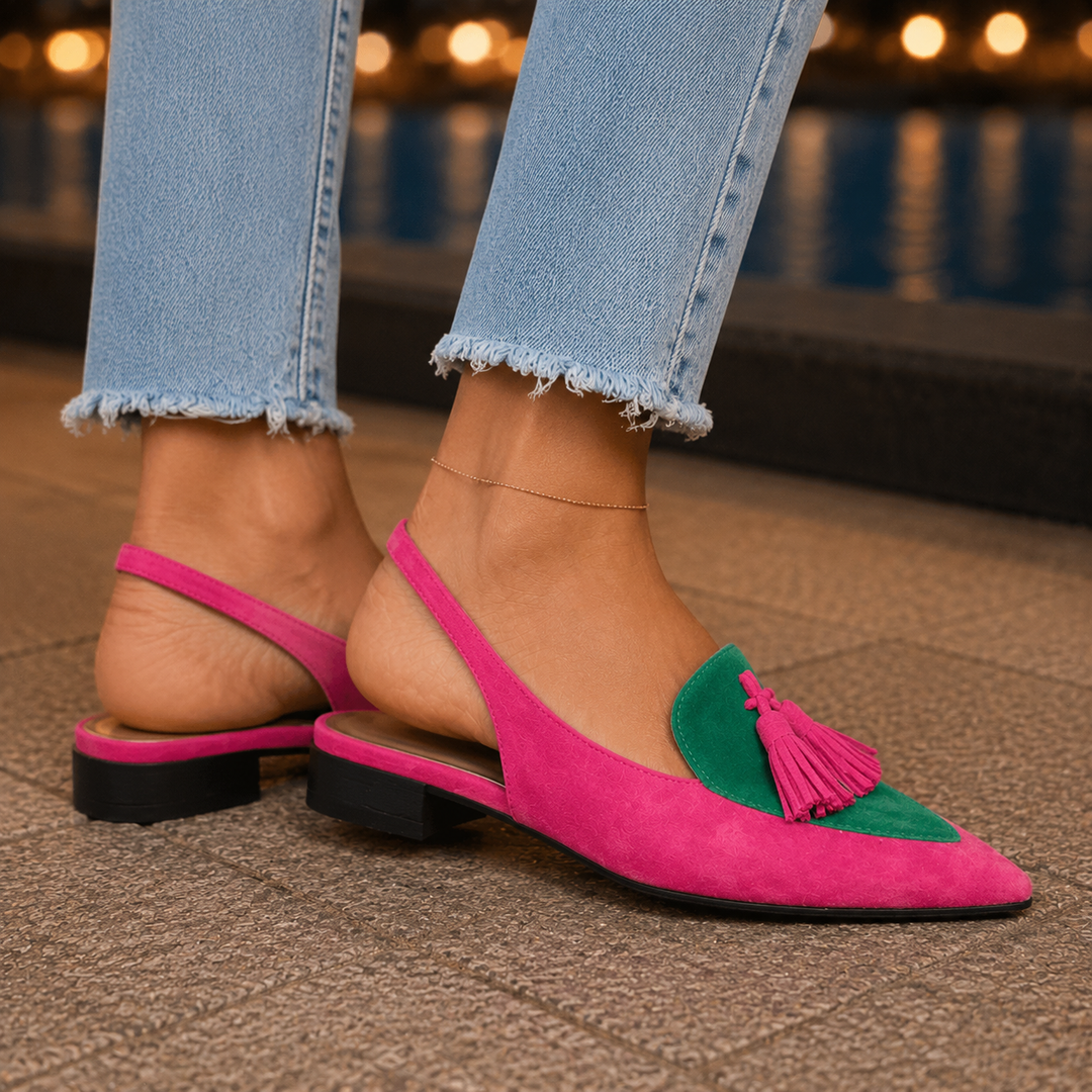 Caruso Tassel Slingbacks