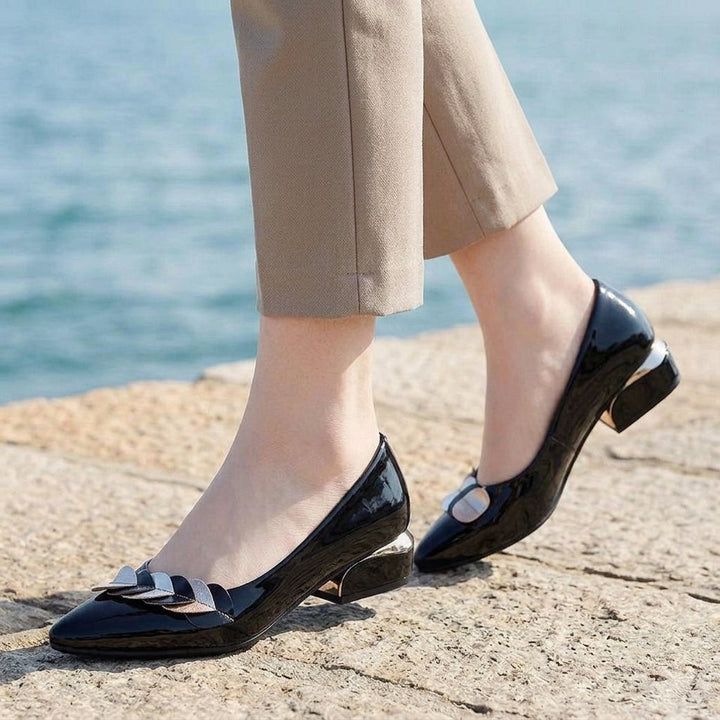 Sienna Pointed Block Heels