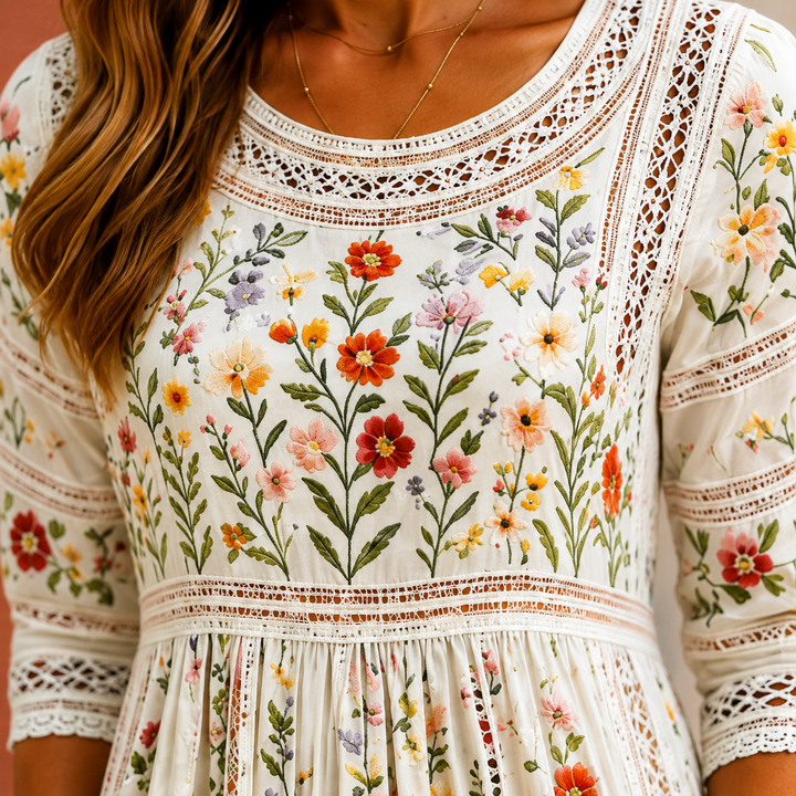 Harriet-Pearl Meadow Midi Dress