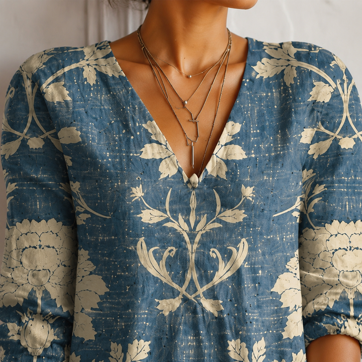 Gabriella-June Floral Maxi Dress