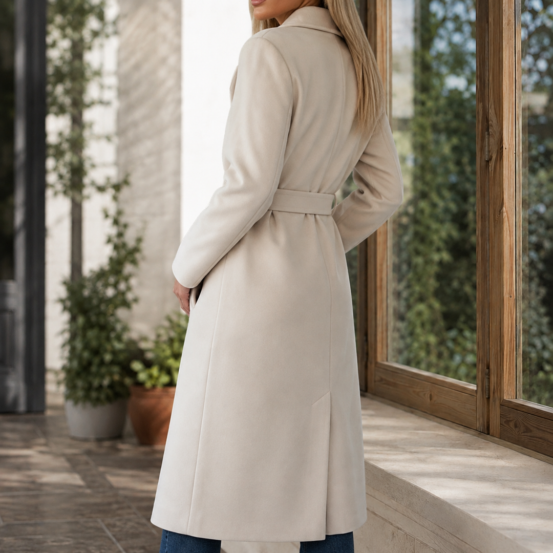 Adele-Grace Belted Overcoat