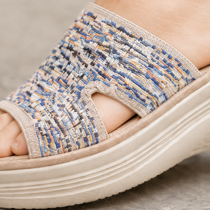 Abate Woven Wedge Sandals