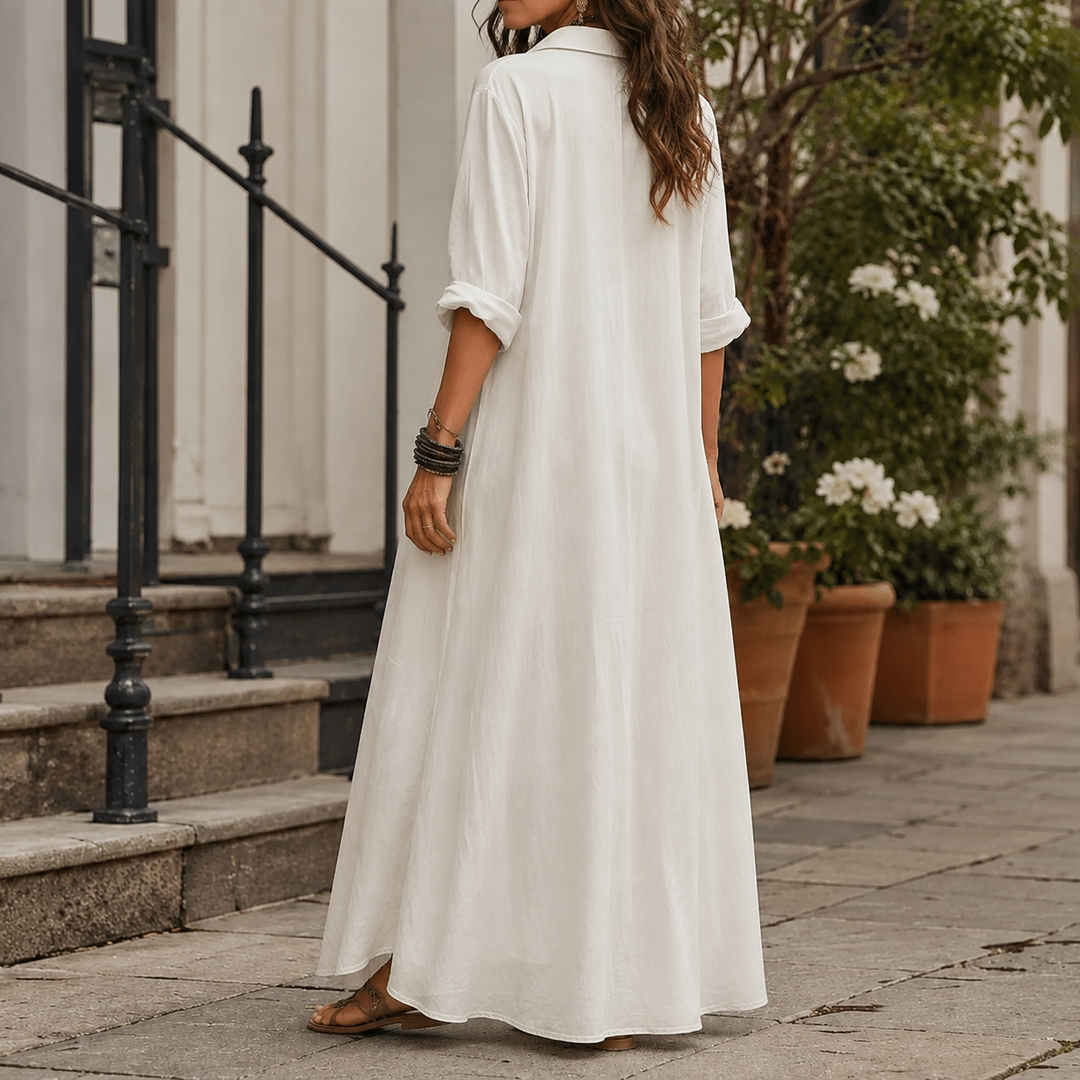 Marcella Maxi Shirt Dress