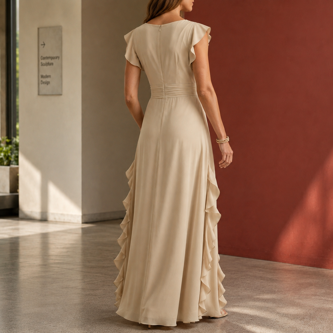 Anais-June Ruffle Maxi Dress