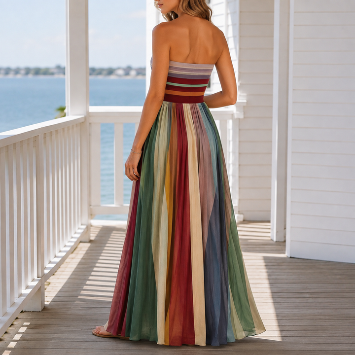 Petra Pleated Maxi Dress