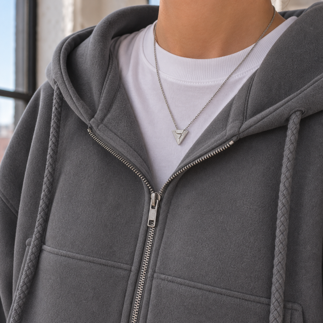Hazel-Rae Cropped Zip Hoodie