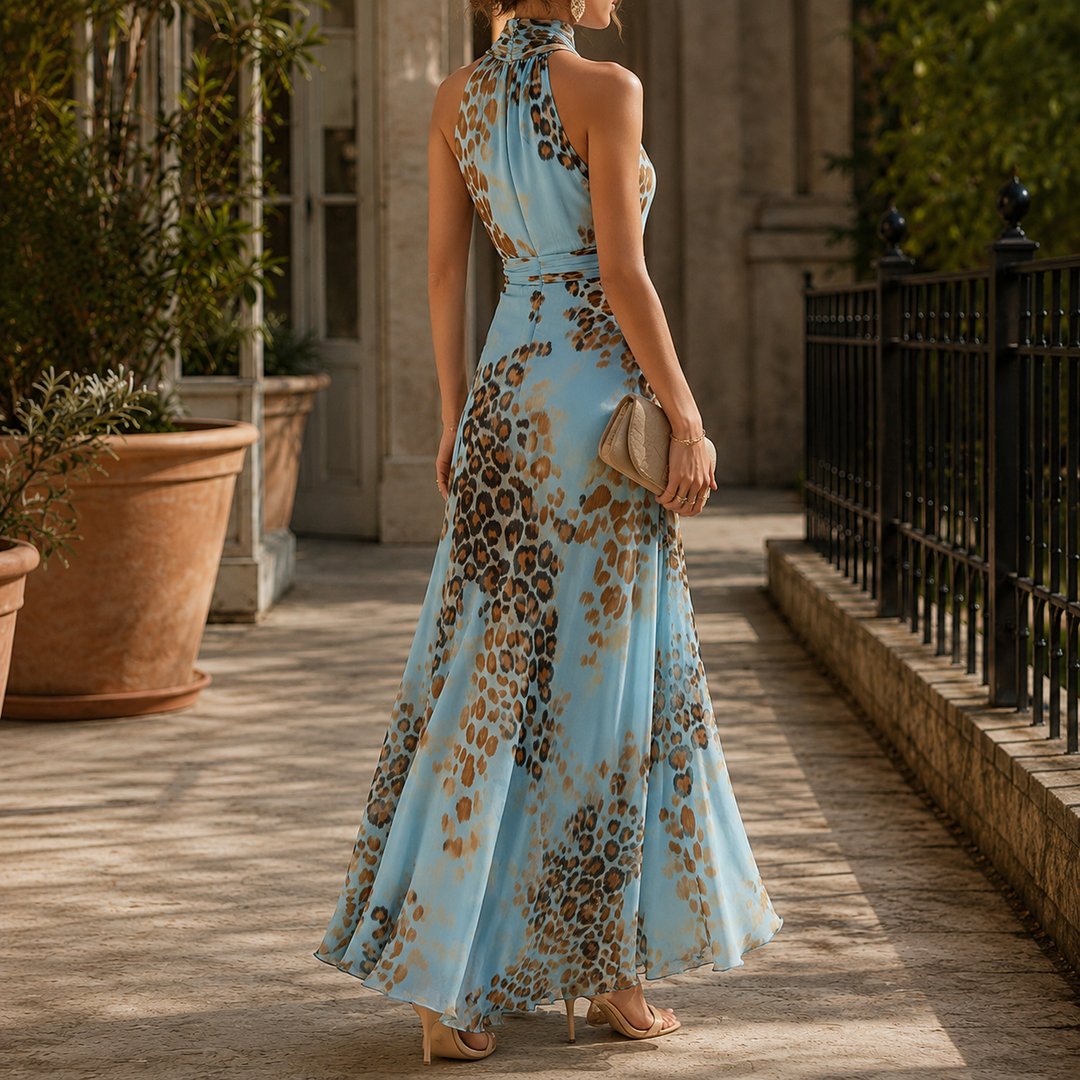 Giulia-Louise Leopard Maxi Dress