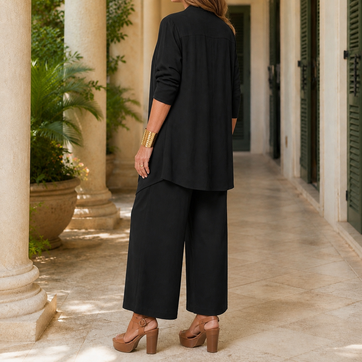 Sofia-Pearl Draped Set