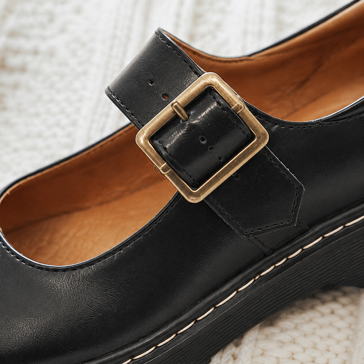 Bertelli Platform Mary Janes