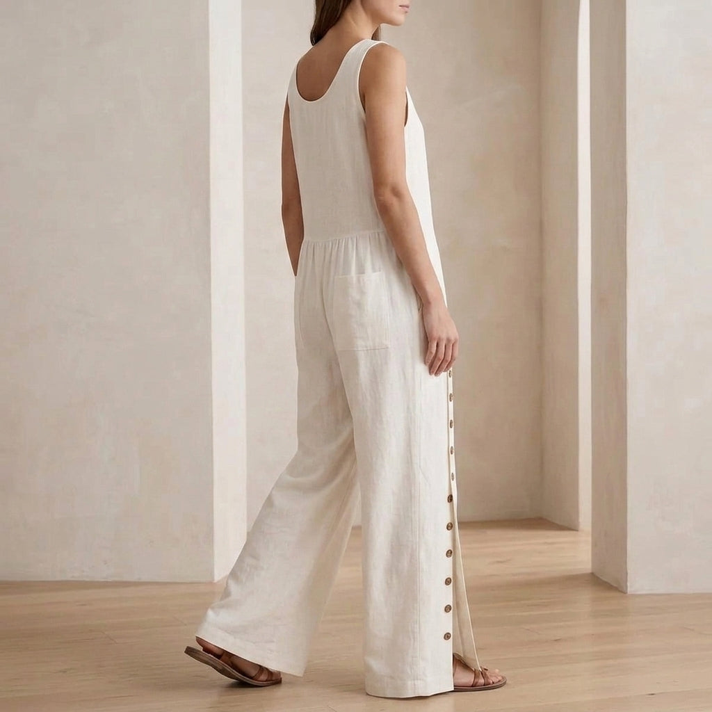 Orla Button Detail Jumpsuit