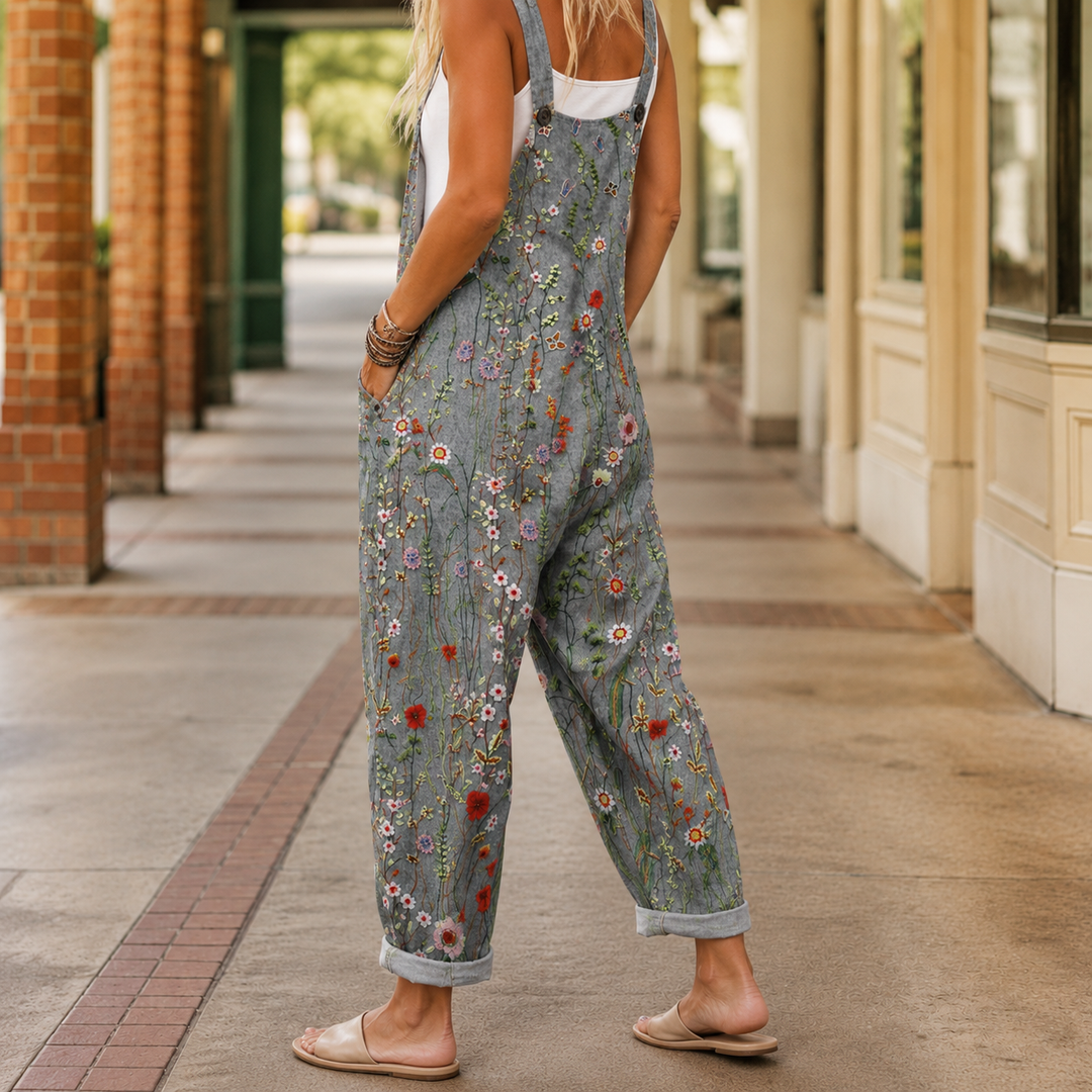 Edith-Pearl Floral Jumpsuit