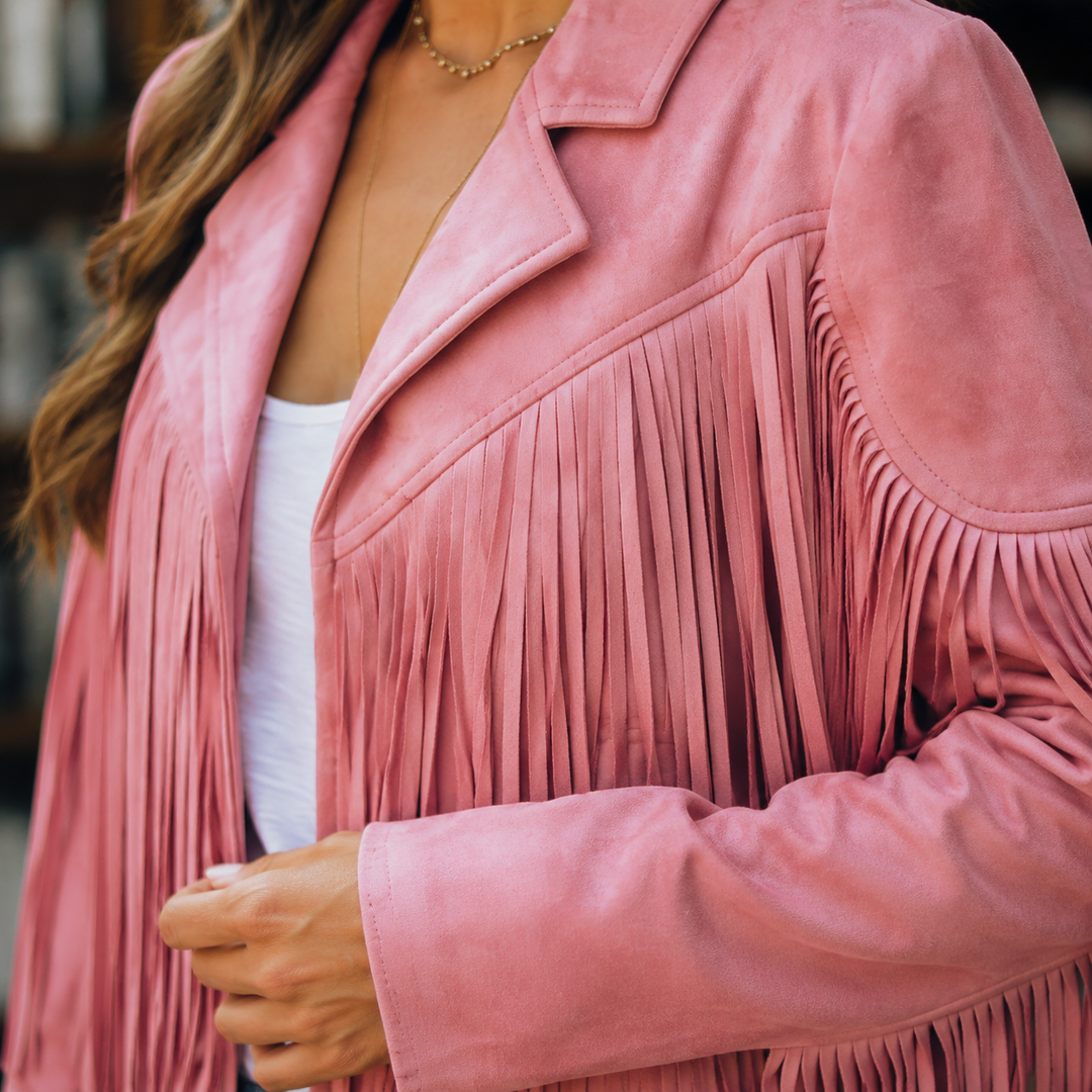 Giselle-Grace Fringe Jacket