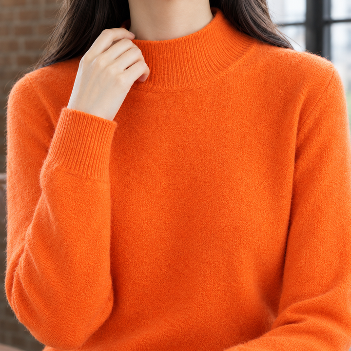 Jocasta Mock Neck Sweater