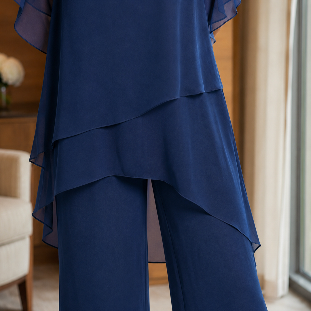 Aimee-Jane Asymmetric Pants Set