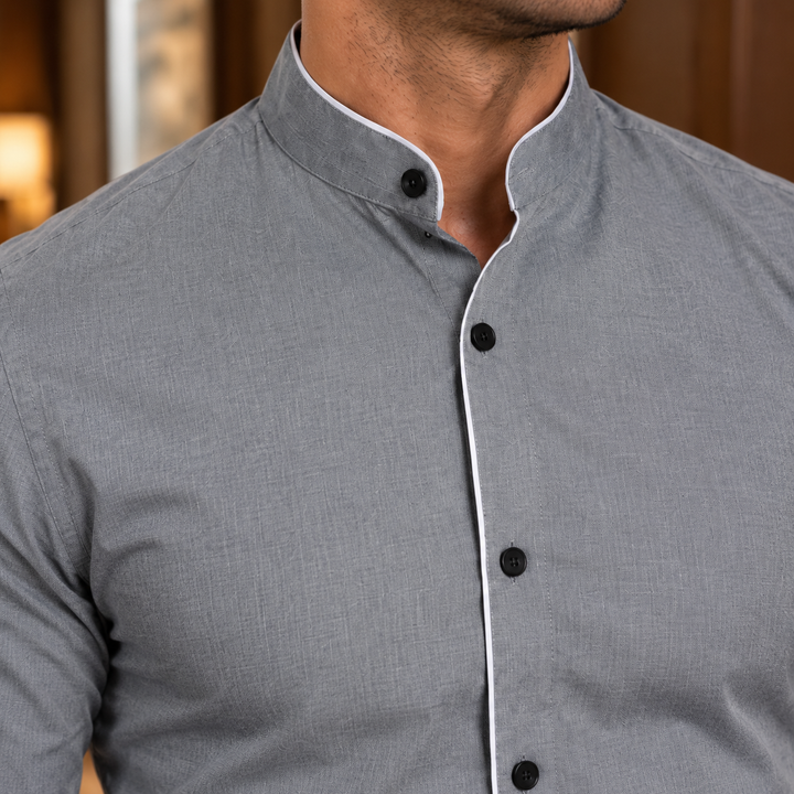 Zephyrin Band Collar Shirt