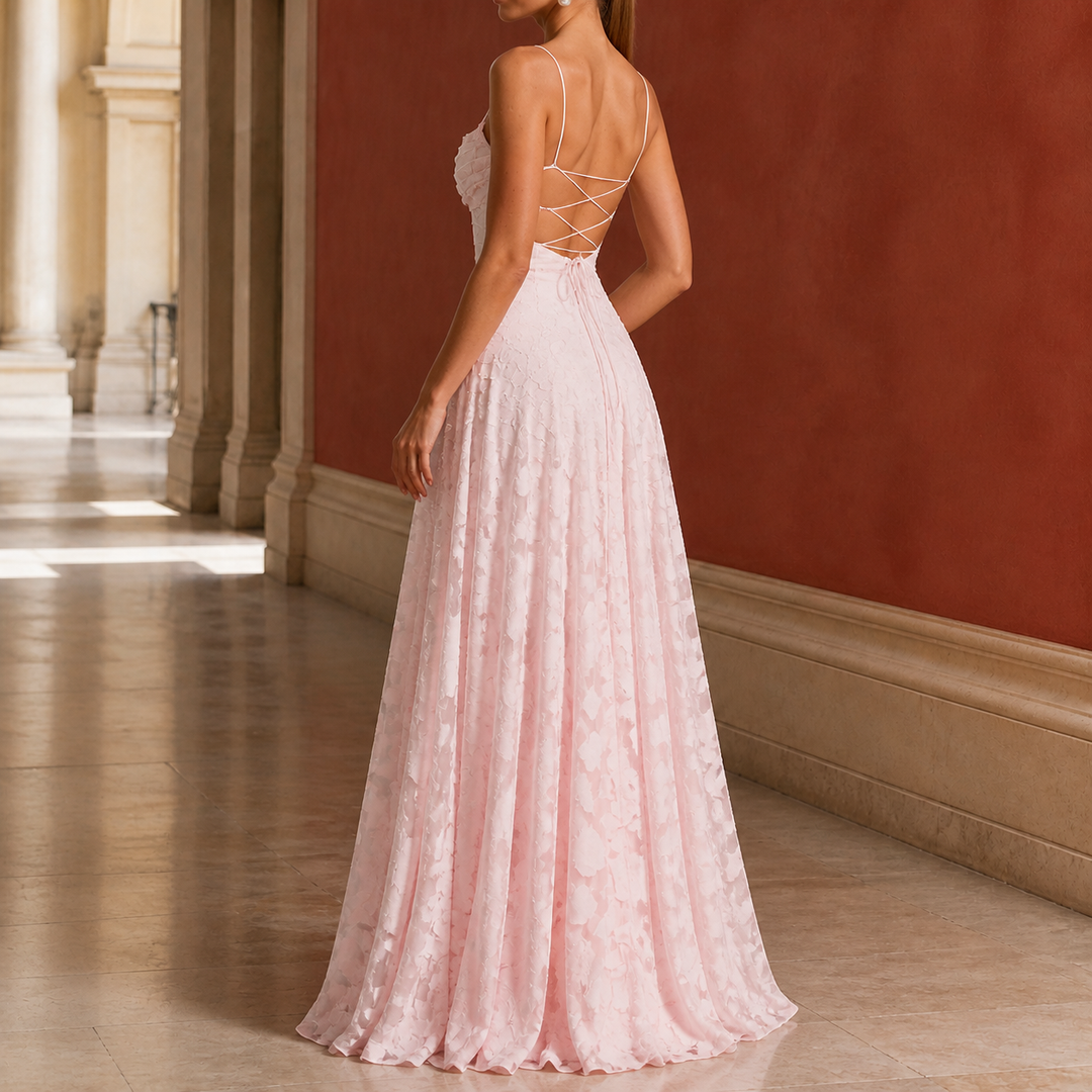 Celeste-Kate Cowl Maxi Dress