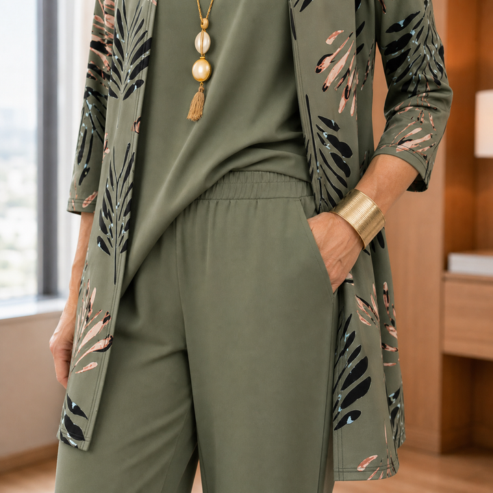 Renata-Marie Relaxed Pants Set
