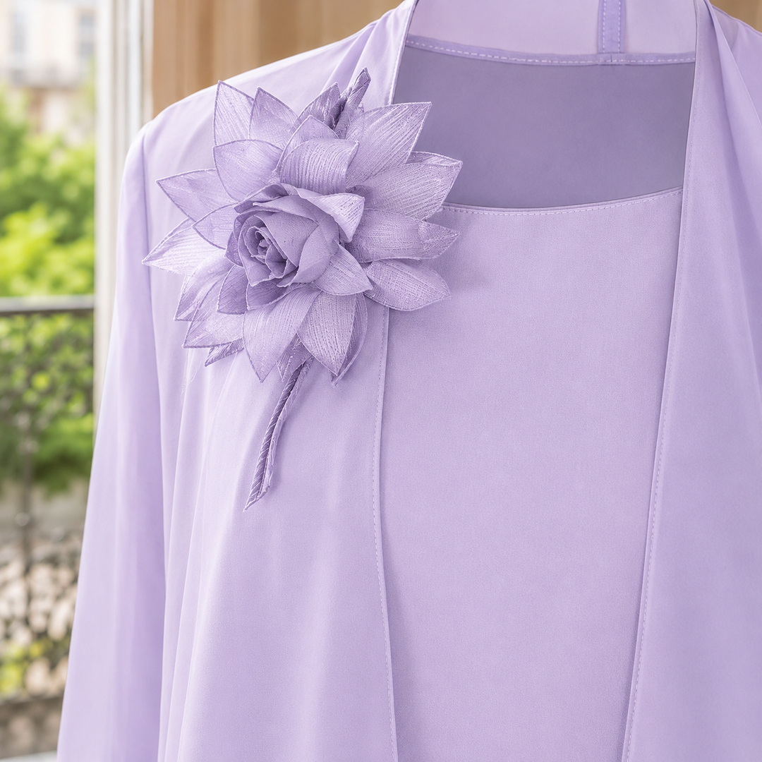 Mina-June Chiffon Pantsuit