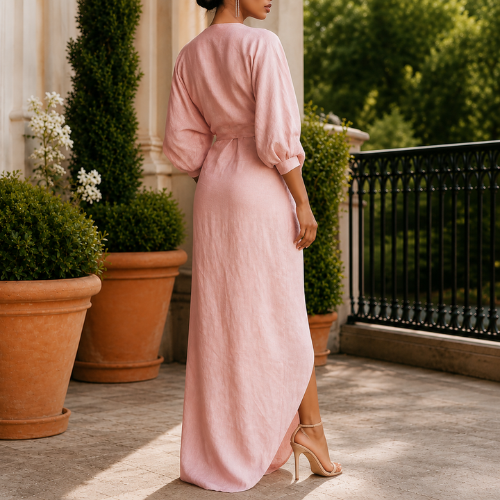 Nina Draped Maxi Dress